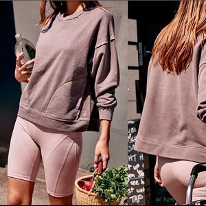 Free People Movement Solid Metti Crewneck